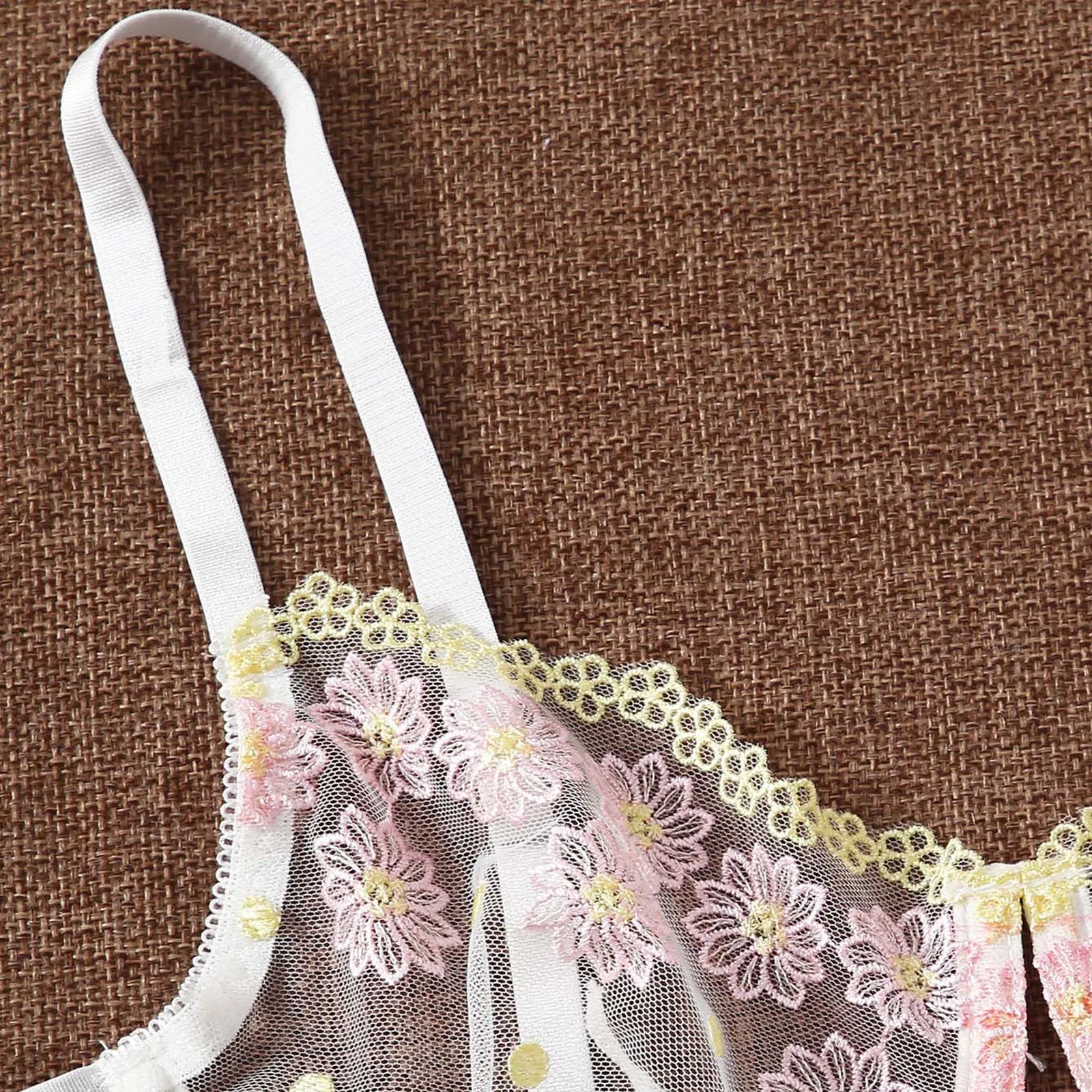 

Sexy Lingerie Lace Embroidery G-string Thong Temptation Underwear Sleepwear