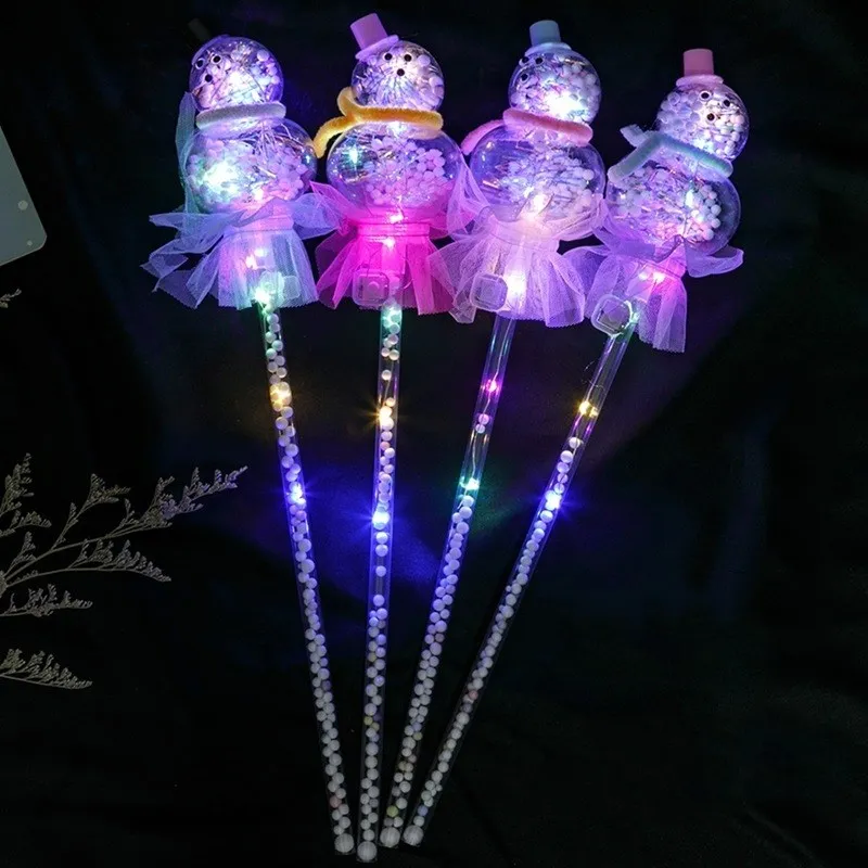 1 шт. одни мигающие огоньки светящиеся палочки волшебная палочка со звездой