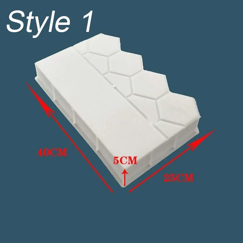 Пластиковый забор плесень бетон шаговый сад DIY подъездная дорожка тротуарная ABS