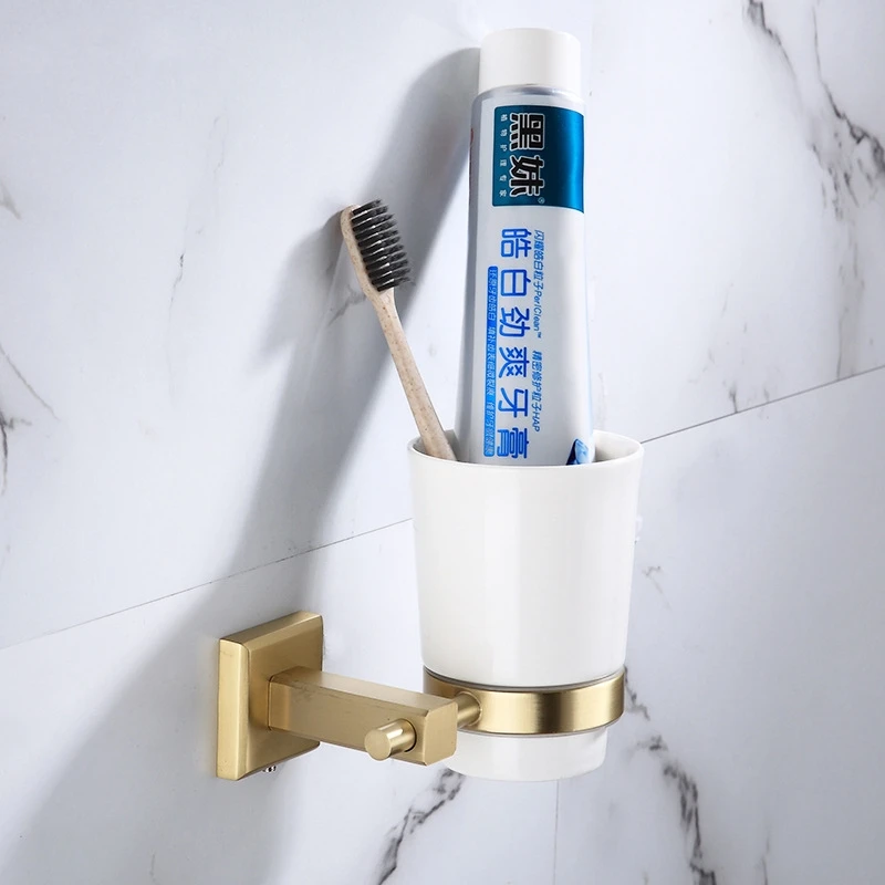 Аксессуары для ванной комнаты из твердой латуни Золотая Полка полотенец 60 см