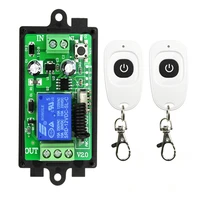 433mhz dc12v 24v 1ch wireless remote control led light switch relay output radio controller rf transmitter and 433 mhz receiver