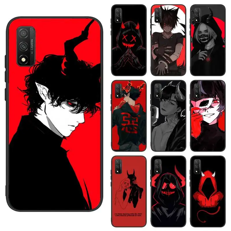 

Devil Bad Boy Anime Phone Case For Samsung S6 S7 Edge S8 S9 S105G lite2019 S20 S 21 Plus Cover Fundas Coque