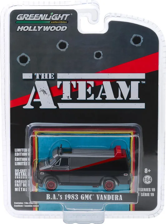 

1:64 GreenLight 1983 GMC Vandura - Pkg Alloy model car Metal toys for childen kids diecast gift