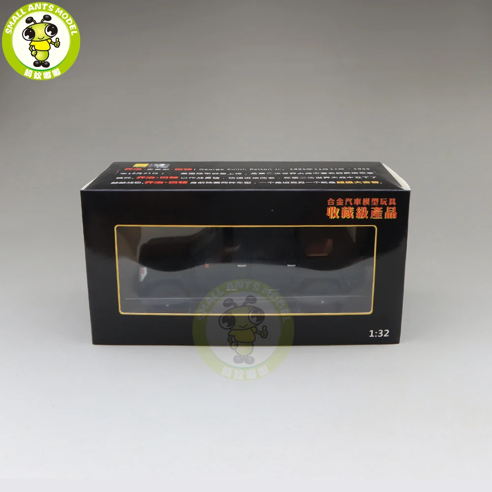 1/32 г. PATTON SUV Грузовик литая модель автомобиля игрушка джип для детей Детское звуковое освещение Вытяните назад Подарки