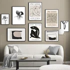 Matisse Абстрактная фигура Французский поцелуй растение скандинавские плакаты и принты настенная живопись холст настенные картины для декора гостиной
