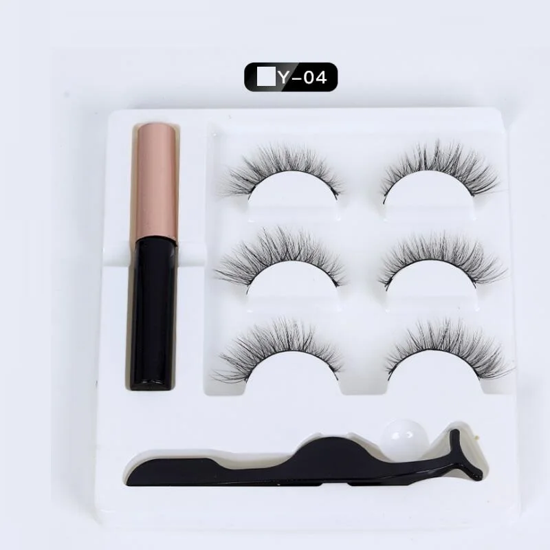 Магнитная искусственная cils жидкость для ресниц подводка глаз maquillaje накладные