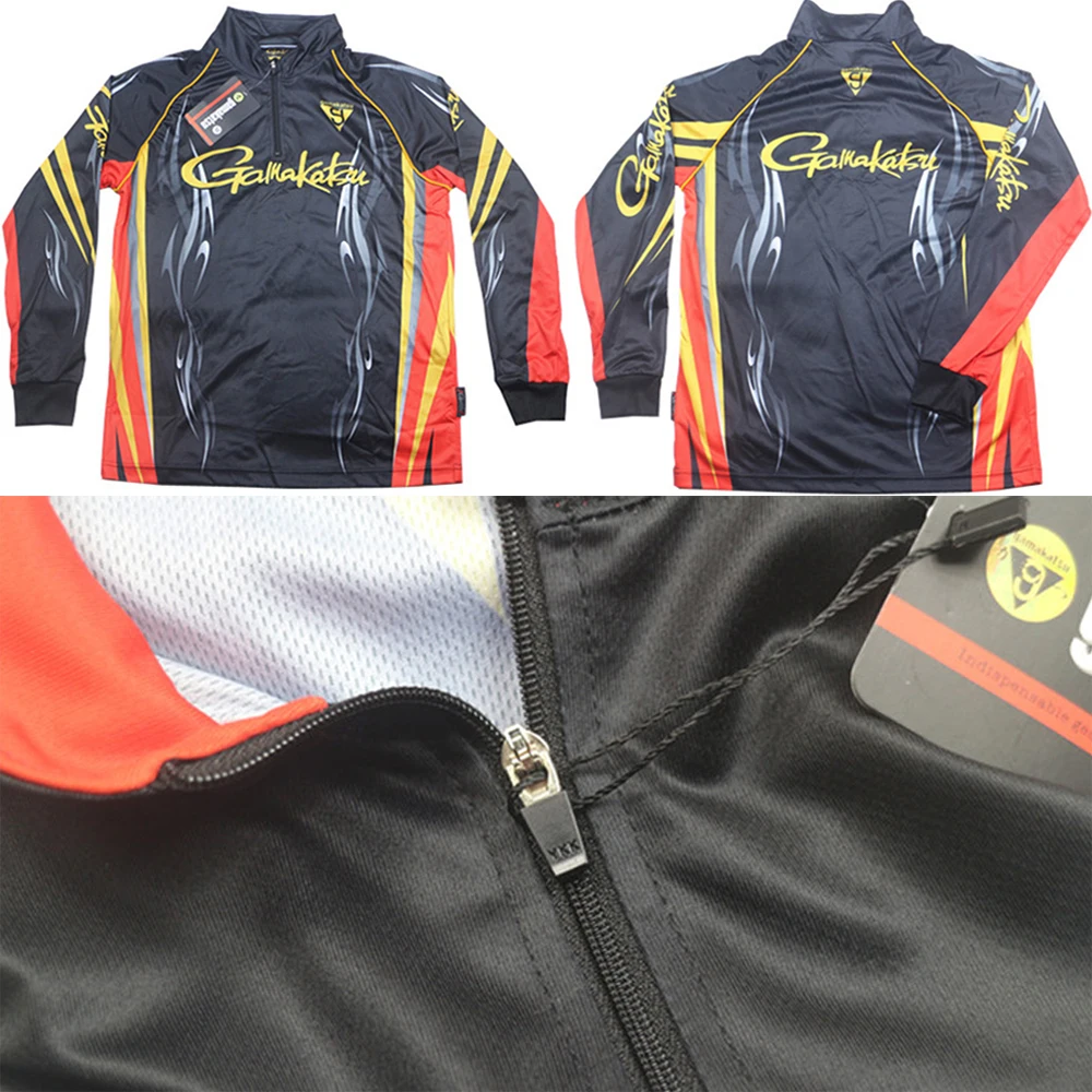 

GAMAKATSU 2021 Fishing Long Sleeve Clothes Anti-UV Sunscreen Breathable Quick Dry Outdoors Sports Summer Fishing Clothing DAIWA