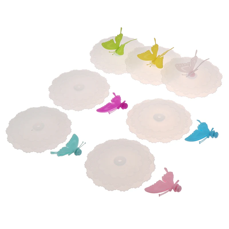 Крышка с присоской в виде бабочки для кофейной кружки герметичная плотная крышка