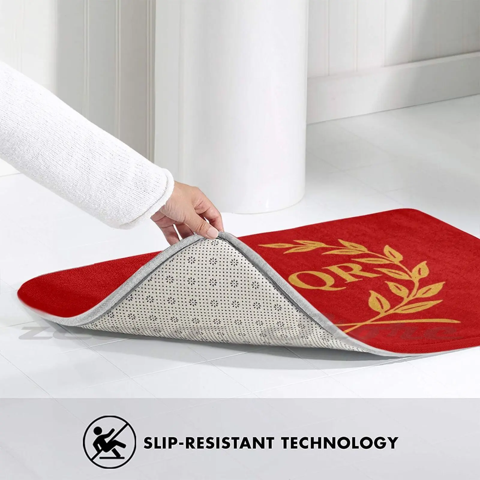 Мягкий Нескользящий Коврик Spqr в Римской империи коврик подушка с логотипом ceзарь