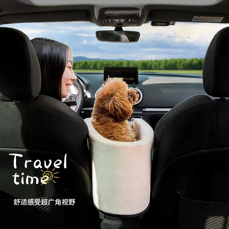 

Dog Supplies Ride Car Kennel Mat Safety Seat Center Control Kennel Teddy Pommel Pet Supplies