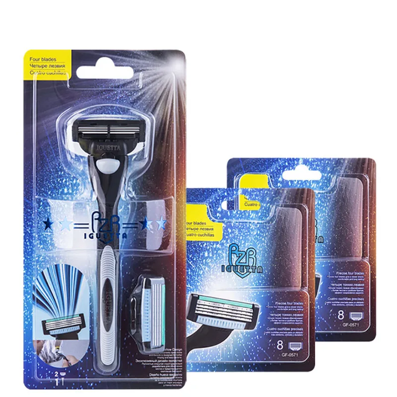 

RZR IGUETA16pcs Set Bikini Razor Classic Shave Men's and Women's Shaving Knife Single Edge Razor Cuchilla Depilar Mujer Piernas