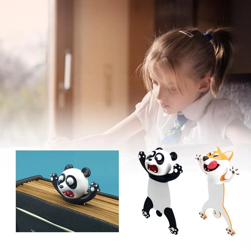 

Креативная 3D Закладка, мультяшная новинка, Закладка для книг с животными, сувениры Bookm, панда, офисные принадлежности, милая Закладка из ПВХ, ...