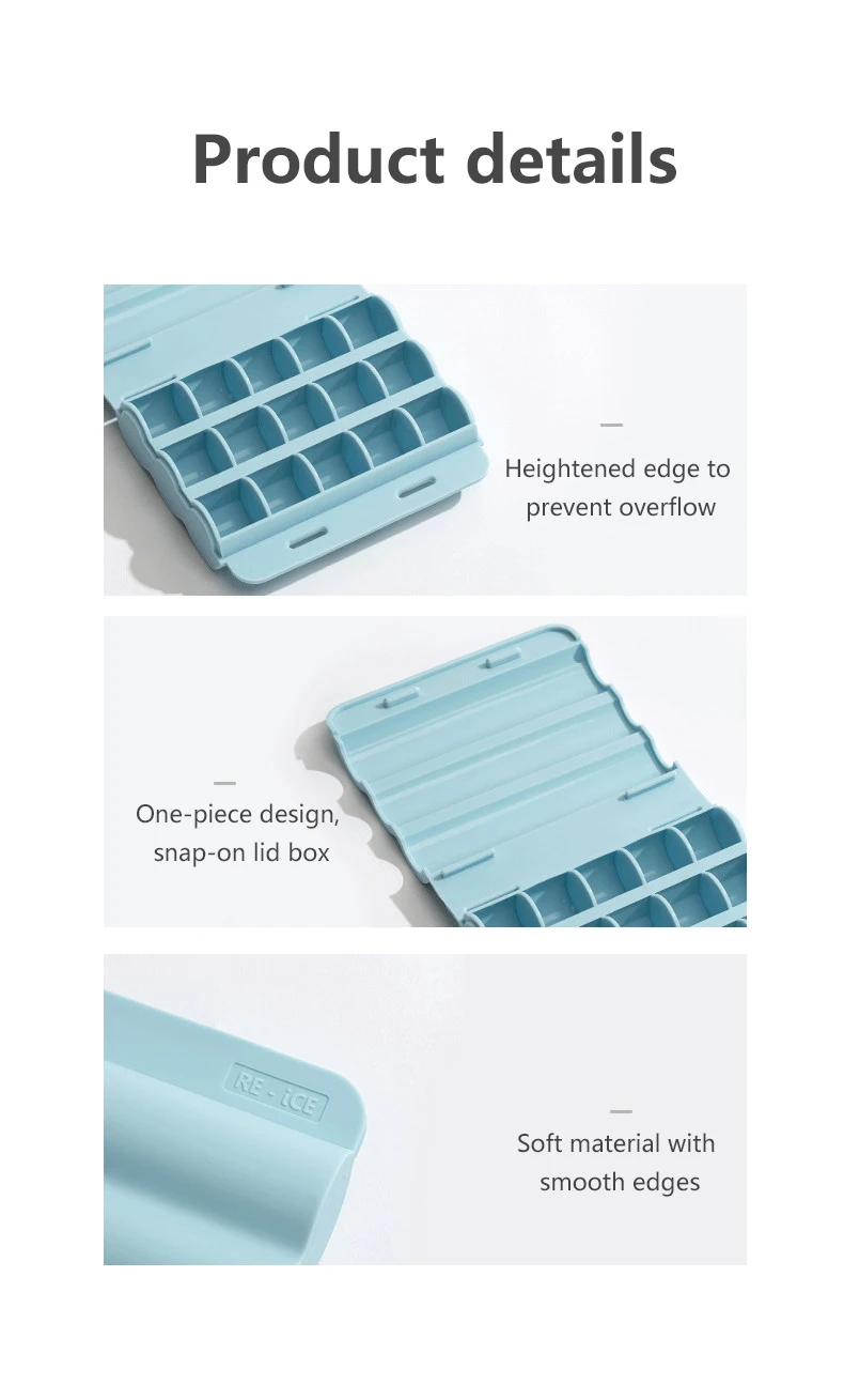 Силиконовая сетка для льда домашняя кухня коробка холодильник замороженный куб