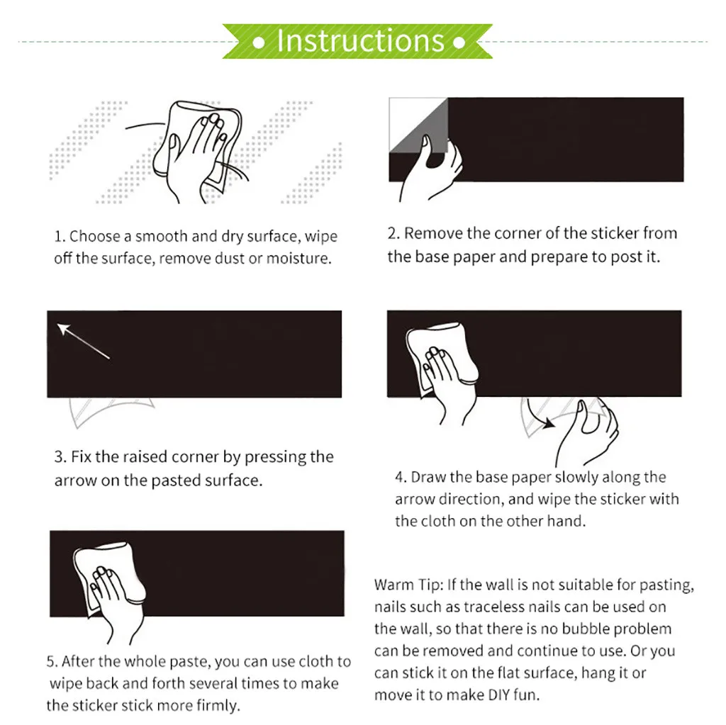 Многоразовая доска для напоминаний гибкий маркер из ПВХ с обратным клеем 200*45 см