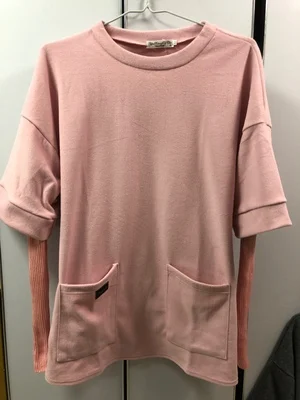 Новинка 2019 Модный женский пуловер имитация двух частей зима-осень плотные топы