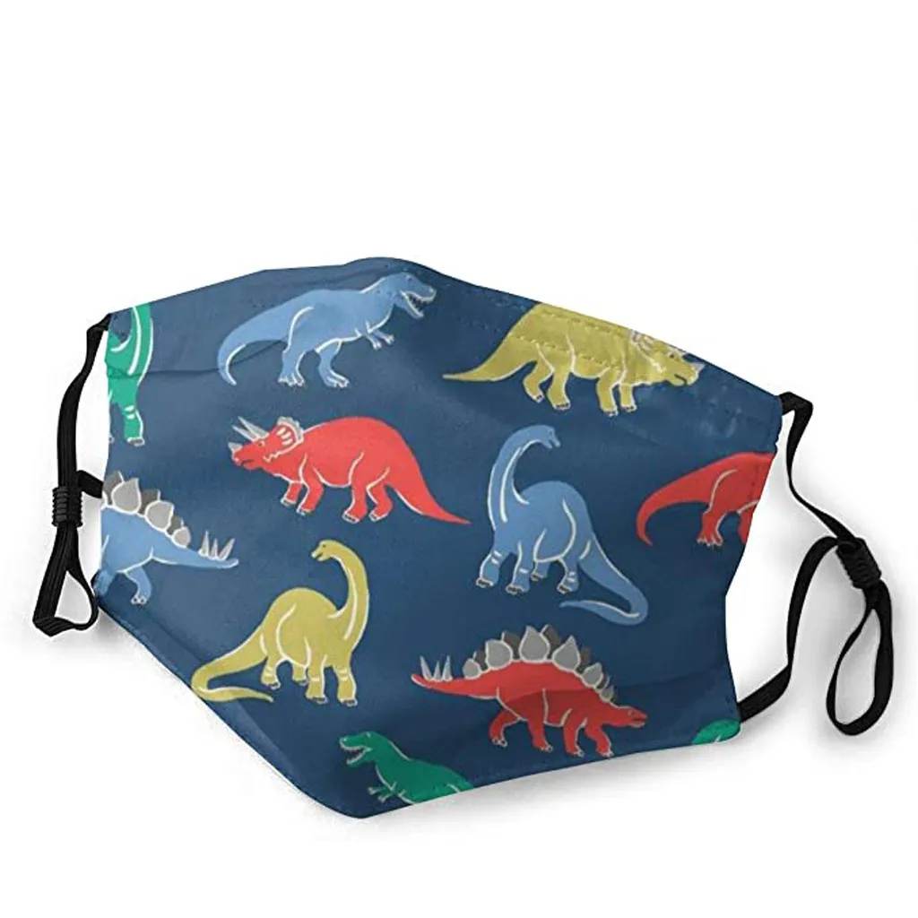 Детские маски для рта с милым принтом моющаяся уличная Ветрозащитная маска