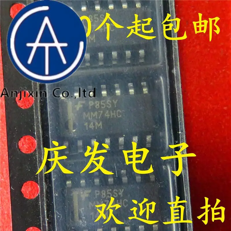 

10 шт., 100% оригинальные новые в наличии silkscreen MM74HC14MX MM74HC14M 74HC14 SOP14