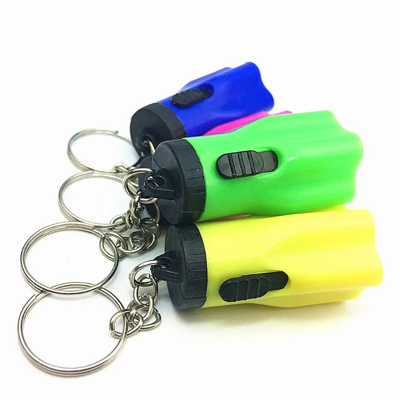 

Mini Flashlight LED Light-Up Toys Keychain Party Favors Kids Toy Gift Gadgets Bag Pendant L41D