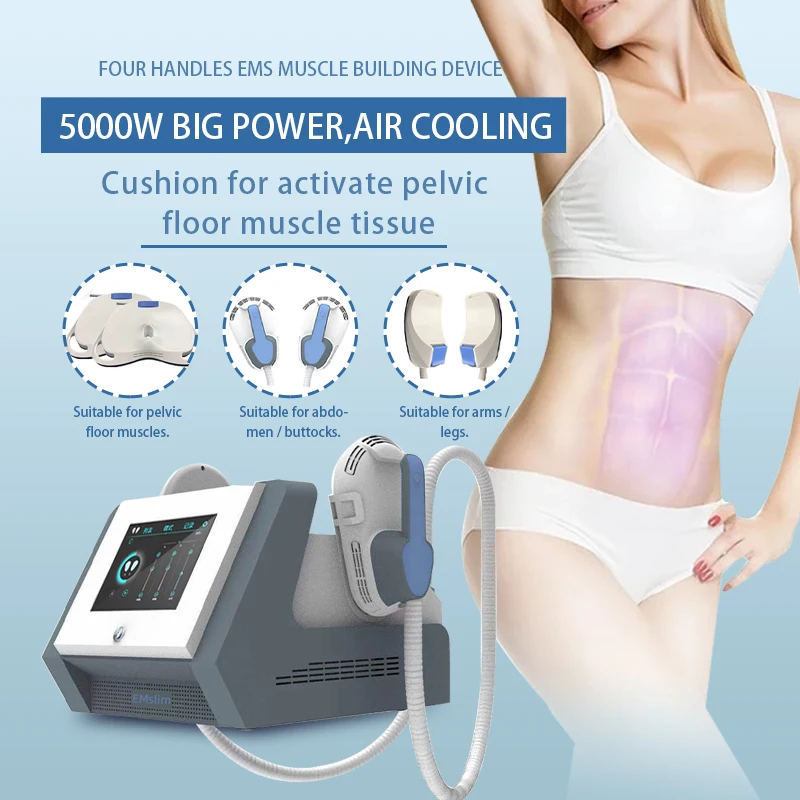 

2021 New Weight Loss Equipment Body Sculpting Machine Fat Removal Cellulite Reduction EMS Hi-Emt EMSlim Machine For Homefitness