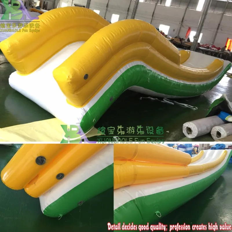 Оборудование для водных игр горки озера лодки яхты водные надувная лодка док