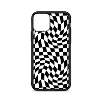 crazy checkers black phone case for iphone 12 mini 11 pro xs max x xr 6 7 8 plus se20 high quality tpu silicon cover