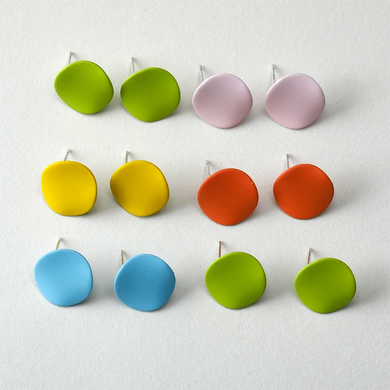 Весенние модели Макарон Цвет Матовая резиновая краска волнистый круговой 925