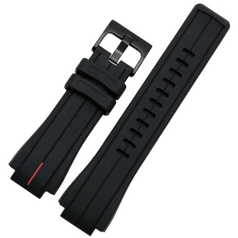 Silicone rubber watchband for timex Watch strap T2N720 T2N721 TW2T76300 wristband bracelet waterproof band Convex interface 16mm