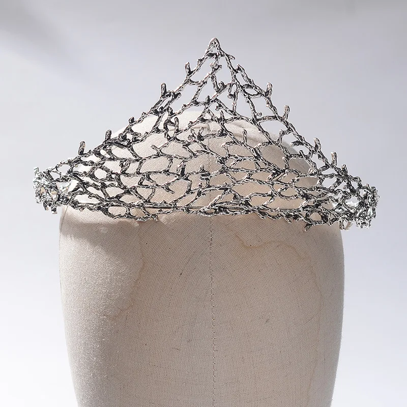 

Fashion The Hobbits Crown With Hair Chain Metal Gold Round King Tiaras Men Women Costume Prom Hair Accessories Christmas Gifts