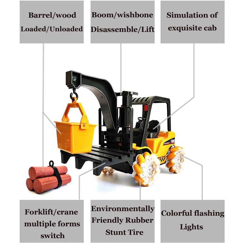 rc экскаватор игрушечный груз