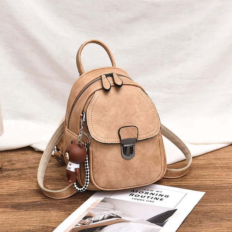 

2021 New Contrast Plaid Female Backpack Large Capacity Oxford Cloth Back Pack Young Students Travel Bag for Women Girls