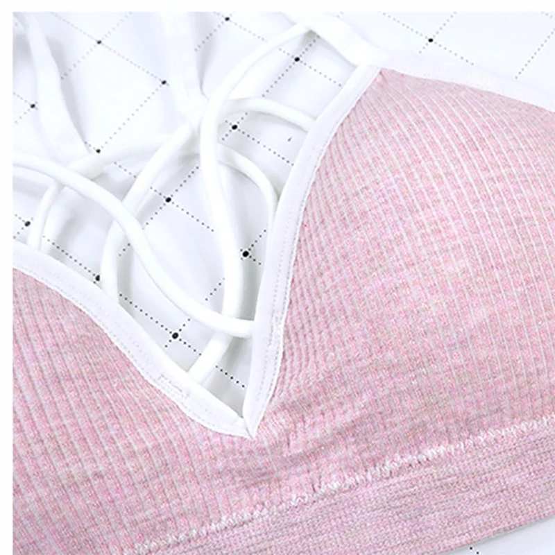 Женский бюстгальтер CHRLEISURE без косточек дышащий эластичный Бралетт для фитнеса