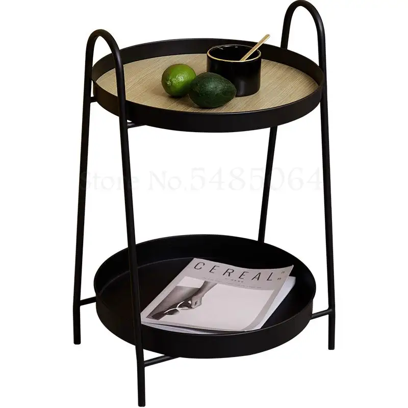Простой Современный Железный прикроватный столик для дома гостиной Маленький