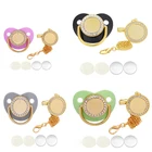 Соска-стразы детская с цепочкой, 10 цветов, зажимы для пустышки