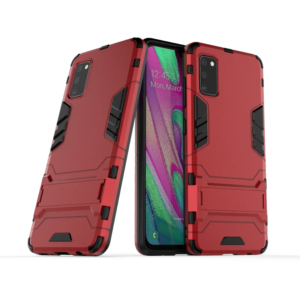OUDINI задняя крышка Подставка Броня противоударный чехол для Samsung Galaxy A41Case|Бамперы|