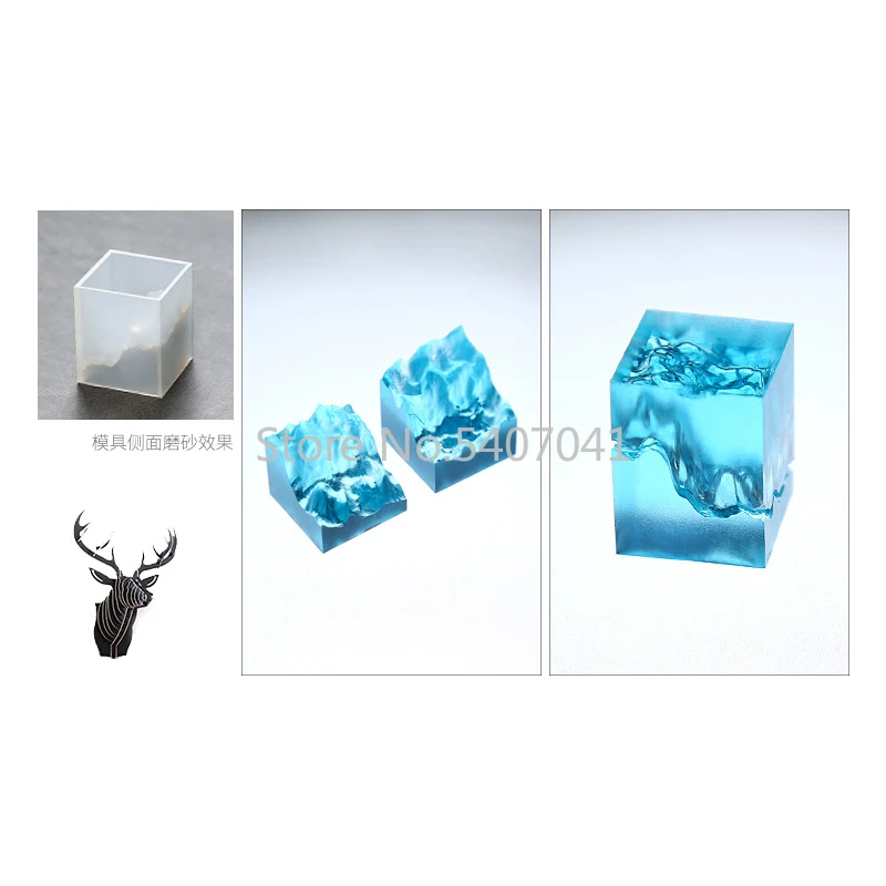 Популярная эпоксидная силиконовая форма сделай сам для Снежной Горы сломанной