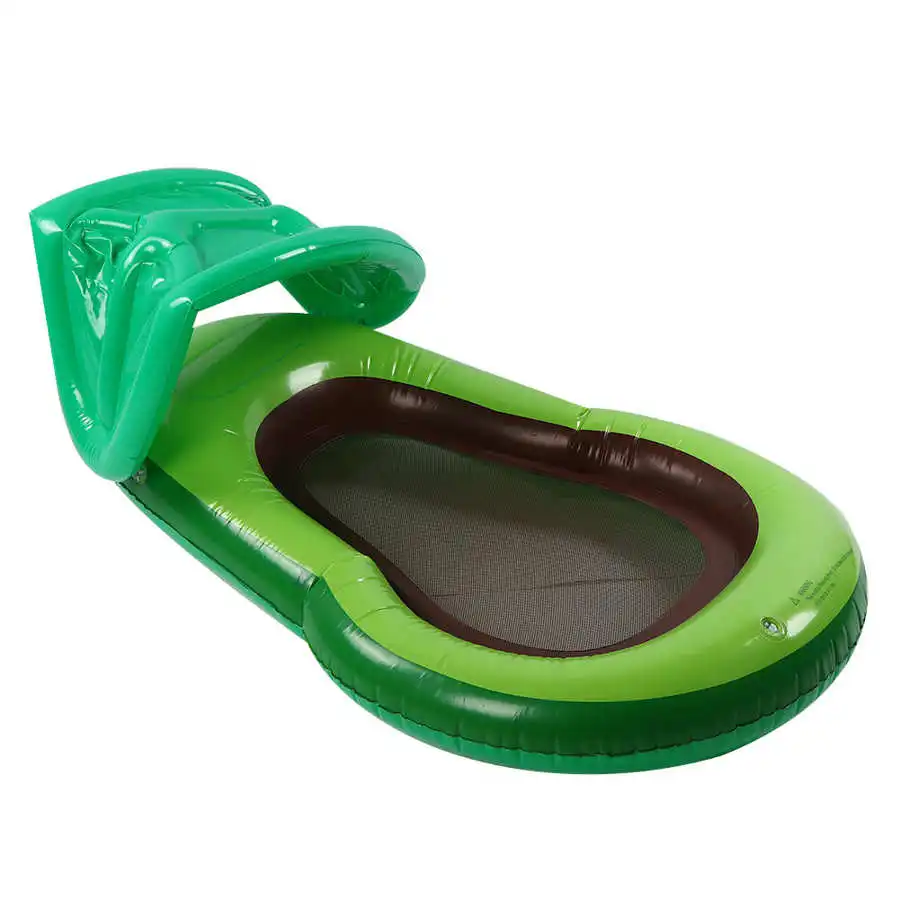 Бассейн поплавок надувной авокадо ряд ПВХ взрослая игрушка с навесом стул навес