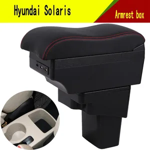 for hyundai accent rb solaris armrest box centre console storage arm rest 2012 2013 2014 2015 free global shipping