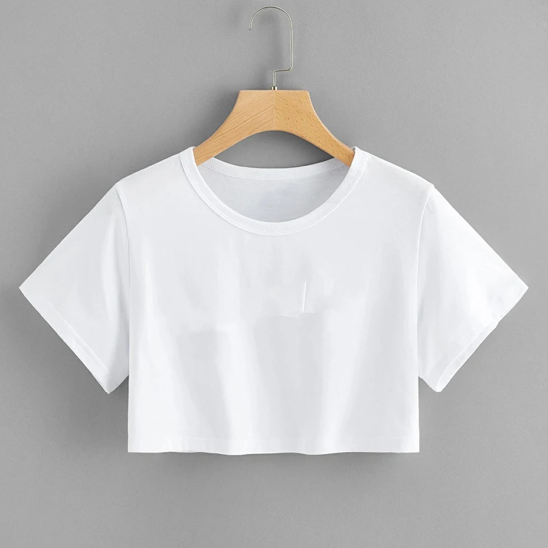 

Strong And Pretty Seamless Yoga Shirt Women Fitness Short Sleeve Crop Top Workout Tops Gym Clothes Sportswear Running T-shirts