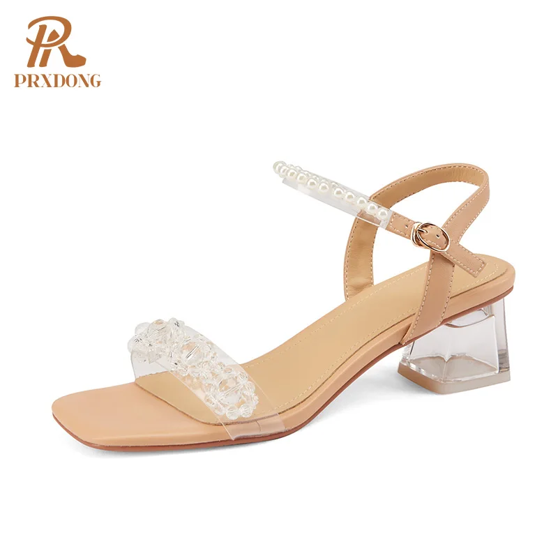 

New Fairy Female Sandals Crystal Ankle Strap Summer Casual Elegant Dress Party Wedding Fashion Shoes for Women Girls Sandals 39