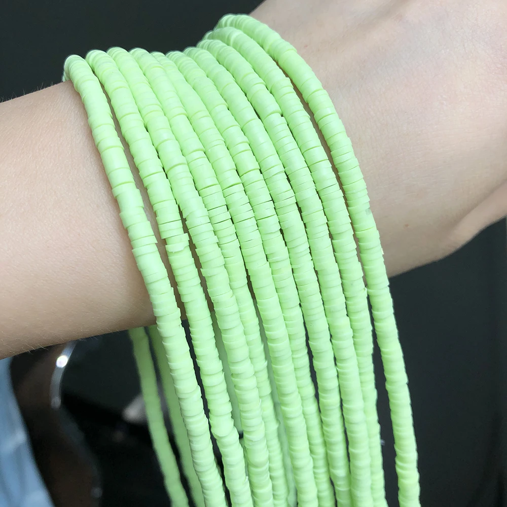 Бусины из винила в африканском стиле для мужчин и женщин ожерелье мягкой глины с