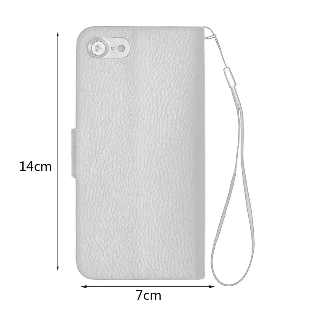 Lightweight PU Leather Case Flip Type Stand Design Smart Phone Full Protective Cover Suitable For iPhone7 | Мобильные телефоны и