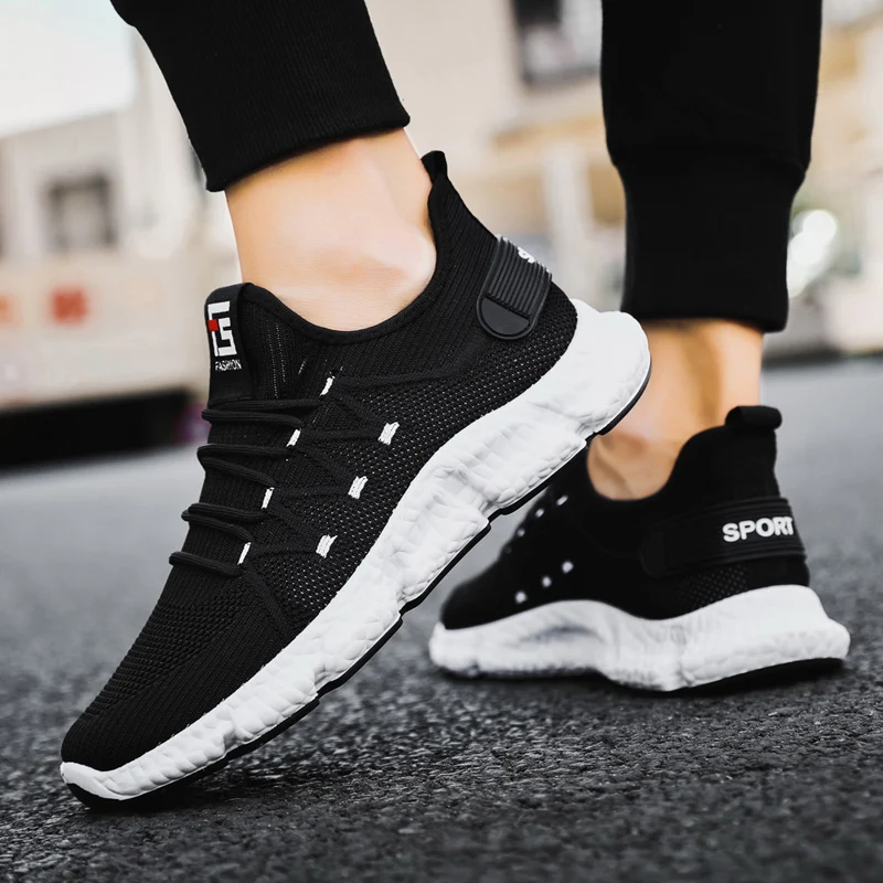 

Men's thick-soled sports shoes breathable leisure walking sports running shoes outdoor travel fitness sports shoes