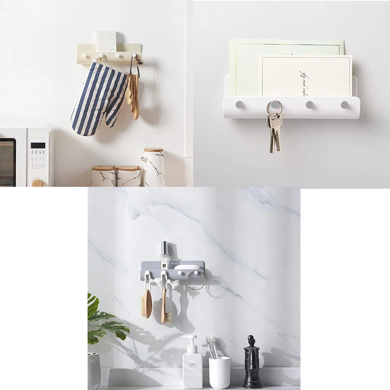 Самоклеящиеся настенные крючки держатель для ключей настенная дверь вешалка