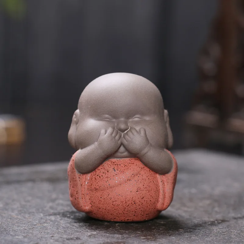 3 шт. декоративные статуи Будды Декоративная скульптура керамическая статуэтка