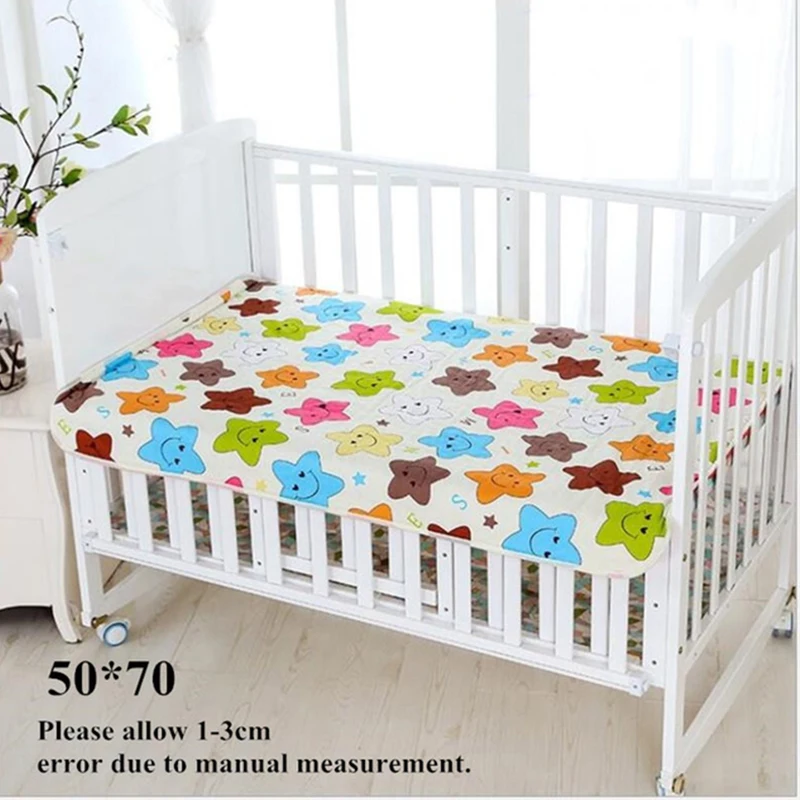 Детский подгузник водонепроницаемый коврик портативный пеленальный мультяшное