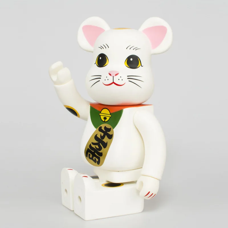 Hot Selling Bearbrick Violence Bear Blocks Bear Luck Lucky Cat Garage Kit Model qian wan liang Gift Boxed