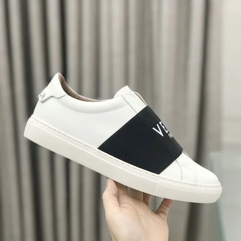

Couple Casual Shoes Flat Color Matching One Pedal Travel Vacation Jogging Men's White Shoes Women's White Shoes Size 35-45