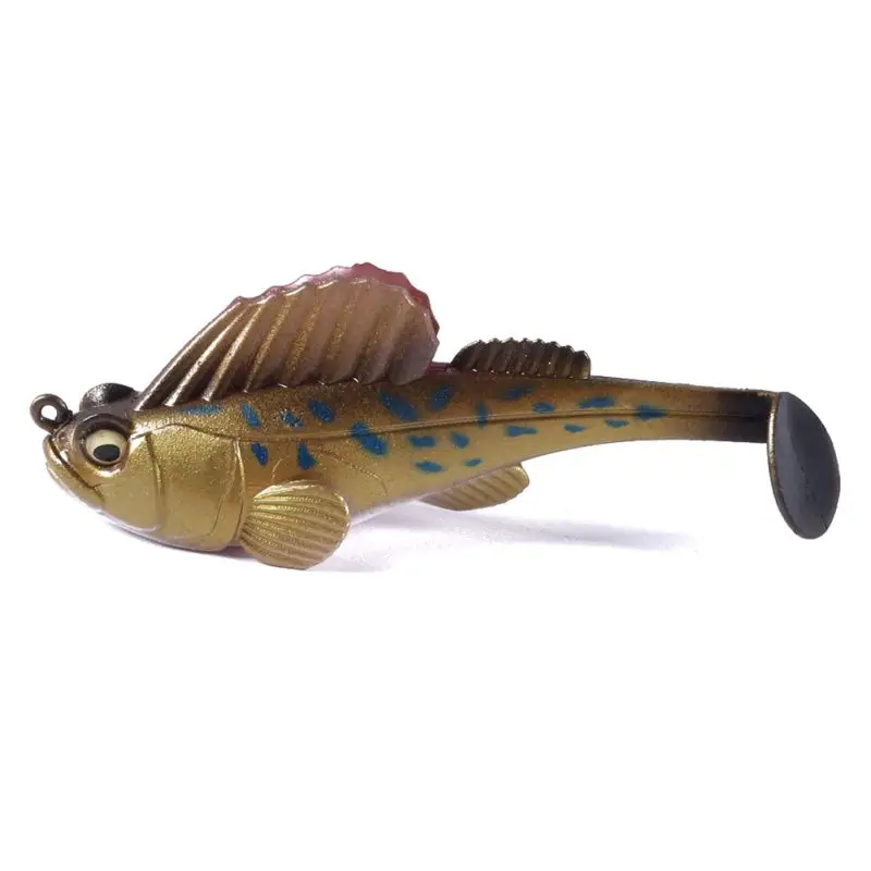 

1pcs Fishing Lure Soft Bait 7cm 14g Lead Jig Dark Sleeper Swimbaits Lure Fishing Pike Lures Bass Swimmer Perch Fishing Swimbait