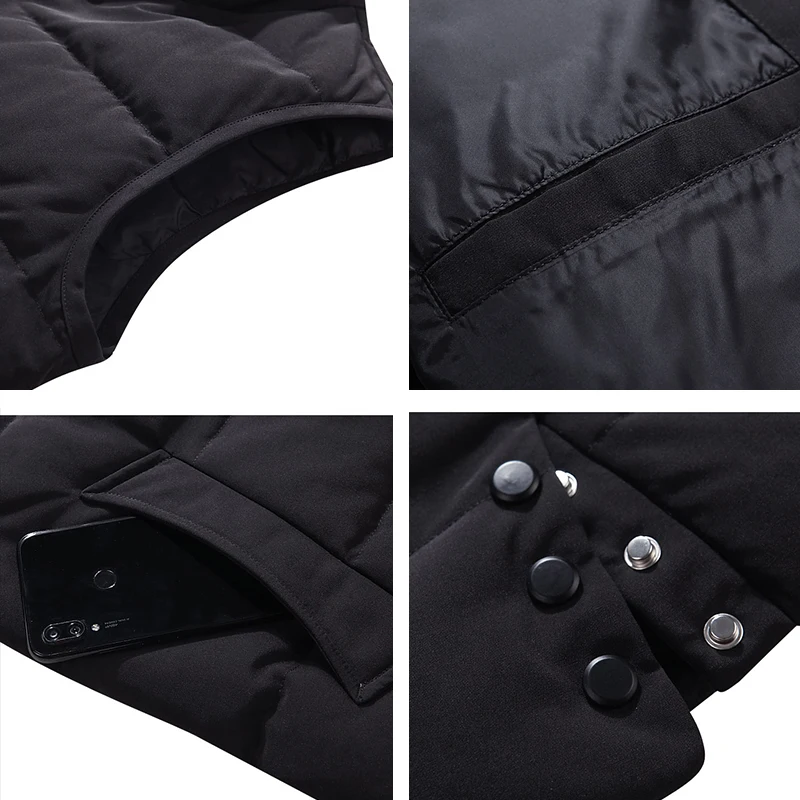 Мужской утепленный пуховик без рукавов 7 цветов|Мужские жилеты и безрукавки| |