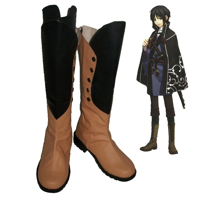Унисекс аниме косплей Hakuoki Nagumo Kaoru Косплей костюмы сапоги на заказ |